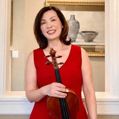 Vinh Nguyen with her violin